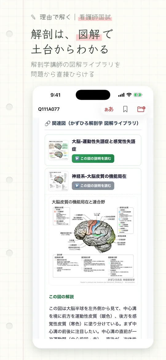 理由で解く 看護師国試 iPhone版の画面 6