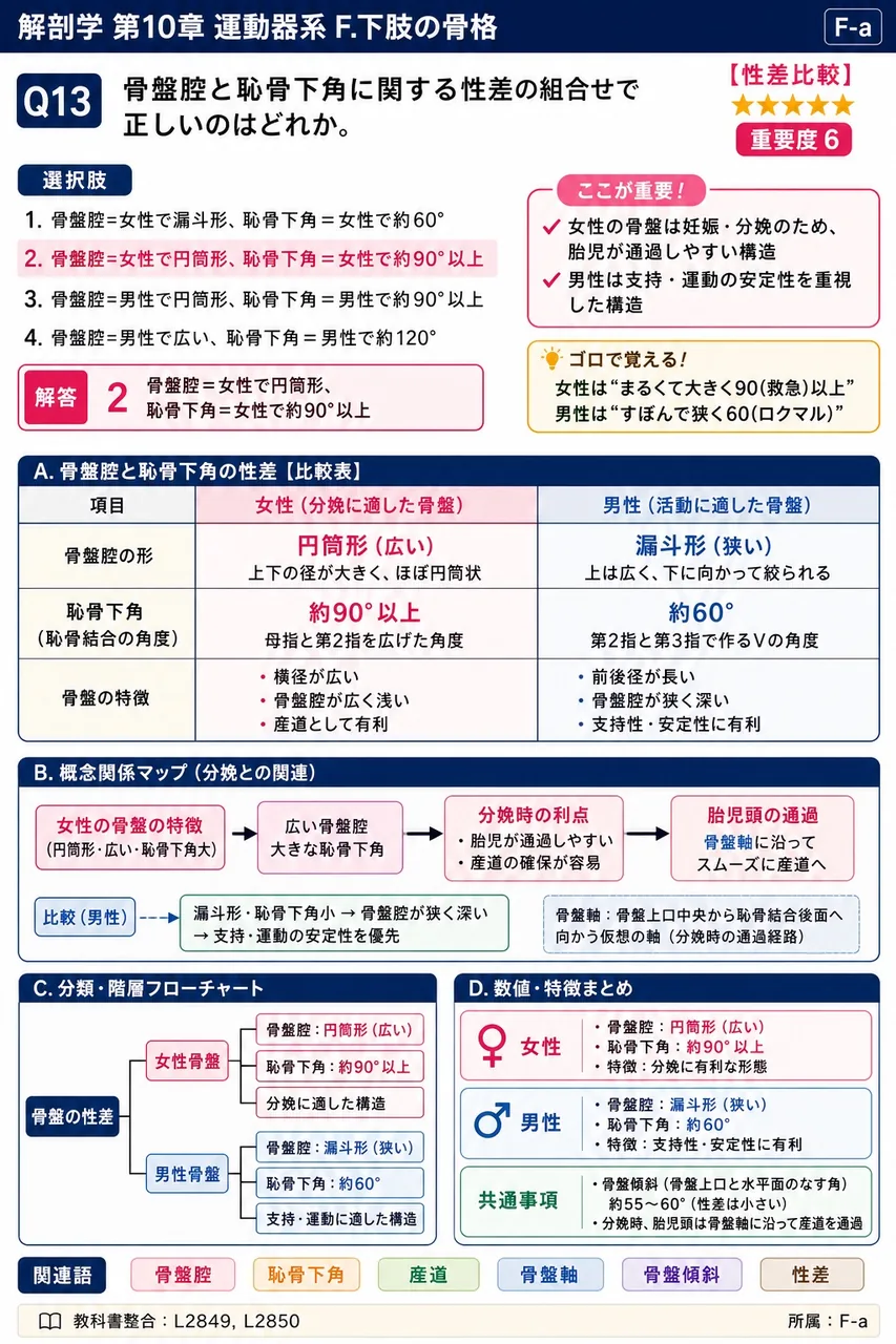 大腿骨頸の基部にある2つの隆起のうち、外側上方にあるのはどれか。 解説図
